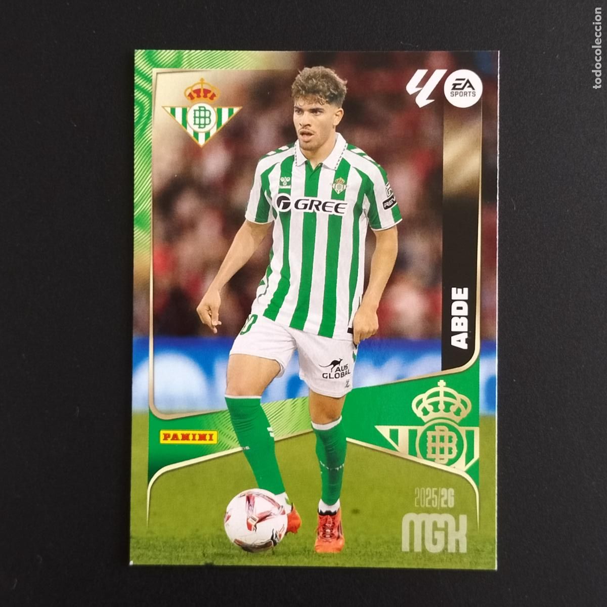 Cromos de F&uacute;tbol: MGK 107 ABDE BETIS CROMOS ALBUM MEGACRACKS LIGA FUTBOL 2025 2026 25 26
