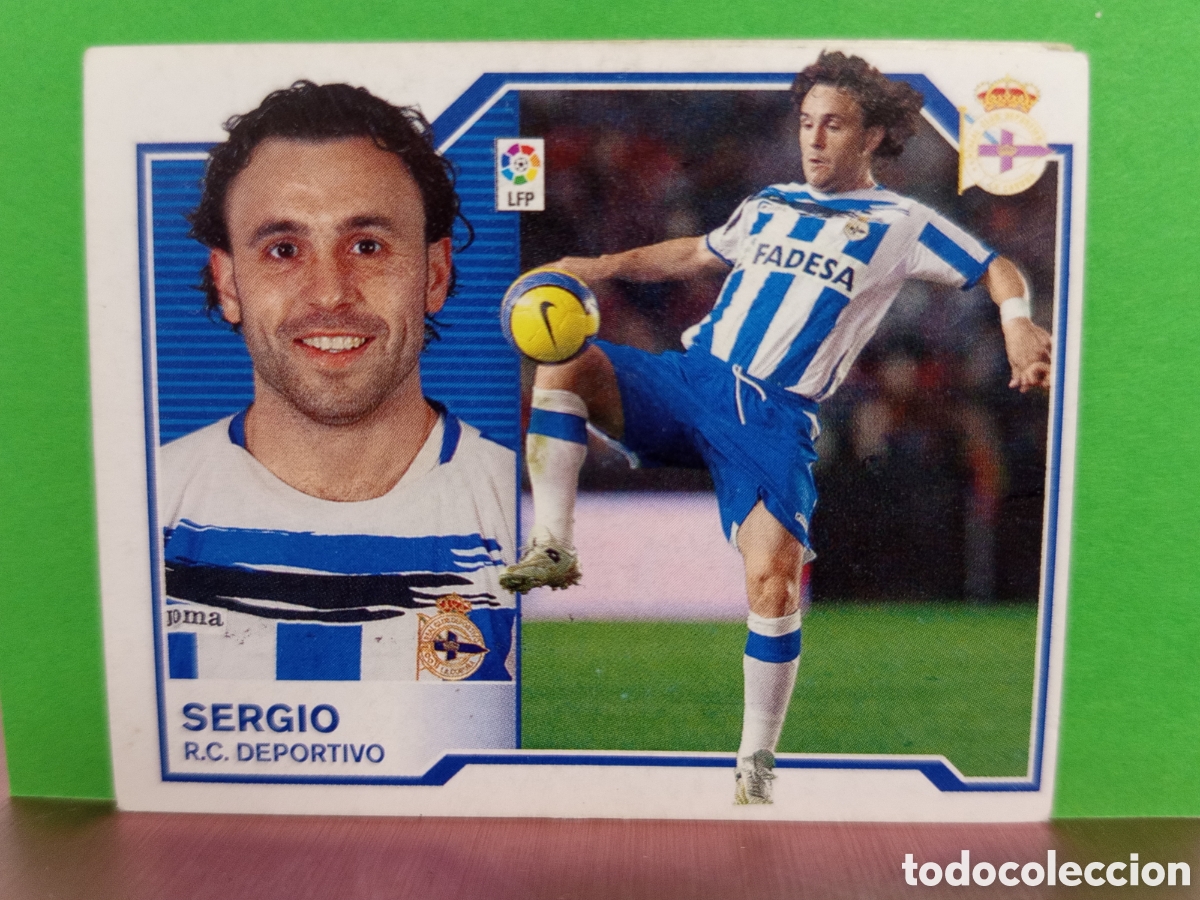 Fu&szlig;ball-Sticker: ❇️ CROMO ⚽ SERGIO DEPORTIVO DE LA CORU&Ntilde;A 07 08 2007 2008 LIGA ESTE SIN PEGAR ❇️