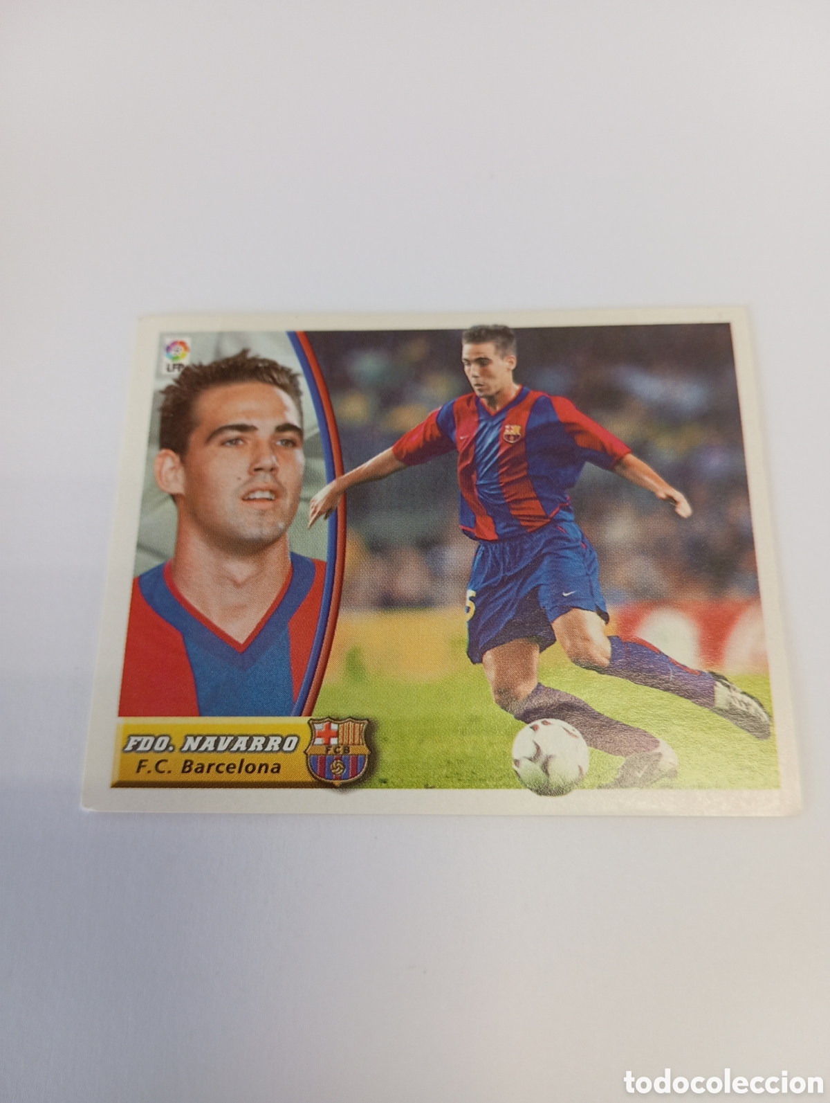 Cromos de F&uacute;tbol: FERNANDO NAVARRO Barcelona LIGA ESTE 2003 2004 PANINI 03 04