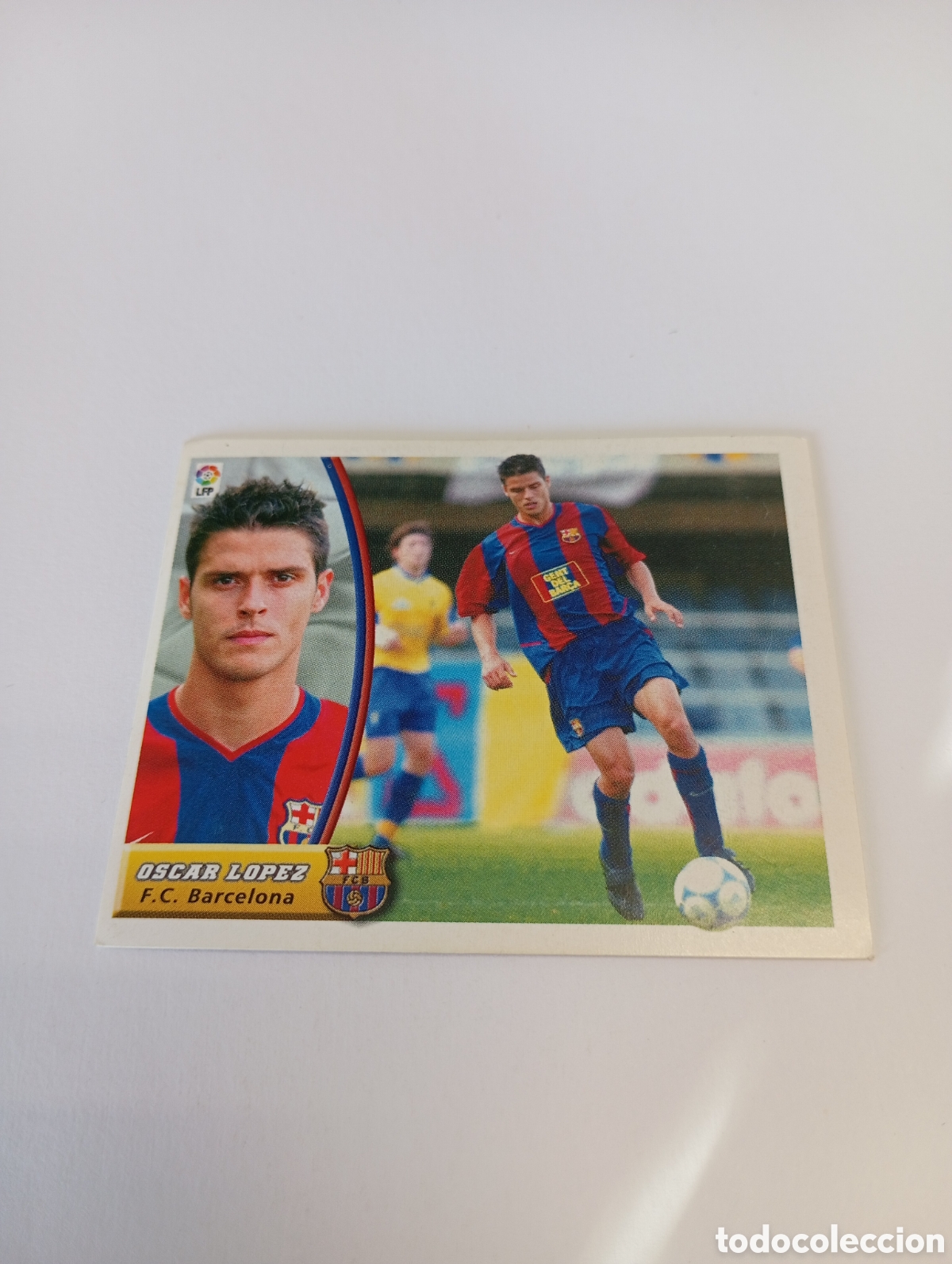 Cromos de F&uacute;tbol: OSCAR L&Oacute;PEZ Barcelona LIGA ESTE 2003 2004 PANINI 03 04