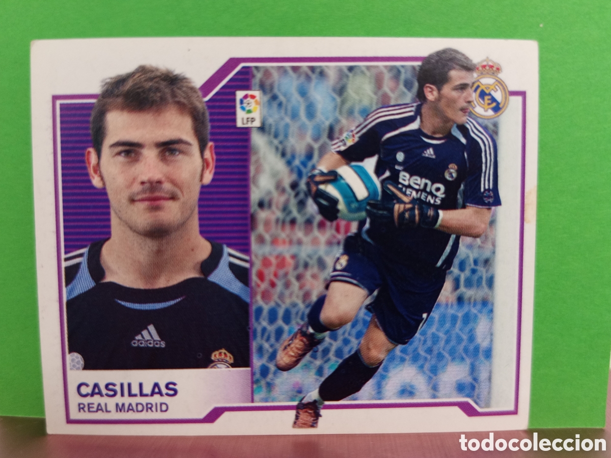 Cromos de Futebol: ❇️ CROMO ⚽ CASILLAS REAL MADRID 07 08 2007 2008 LIGA ESTE SIN PEGAR ❇️