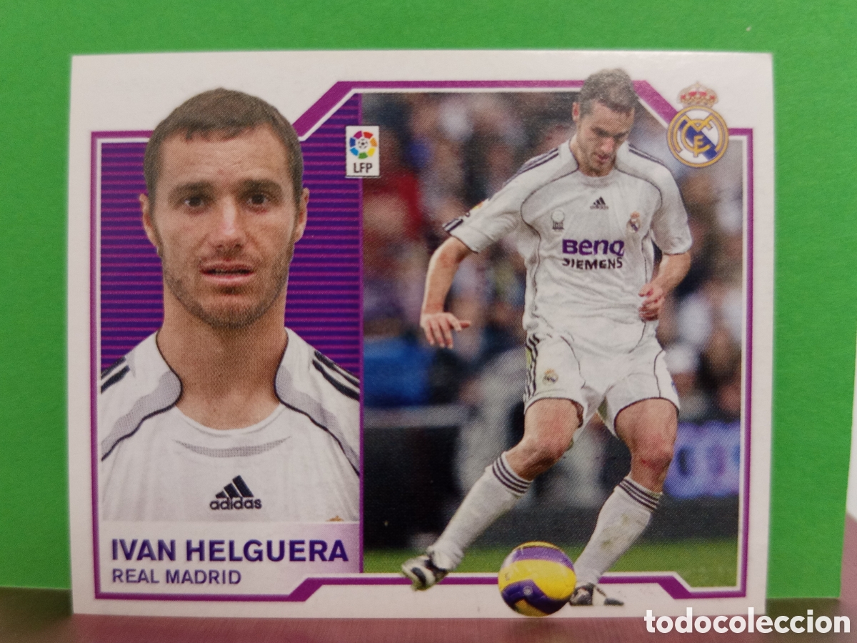 Cromos de Futebol: ❇️ CROMO ⚽ IV&Aacute;N HELGUERA REAL MADRID 07 08 2007 2008 LIGA ESTE SIN PEGAR ❇️