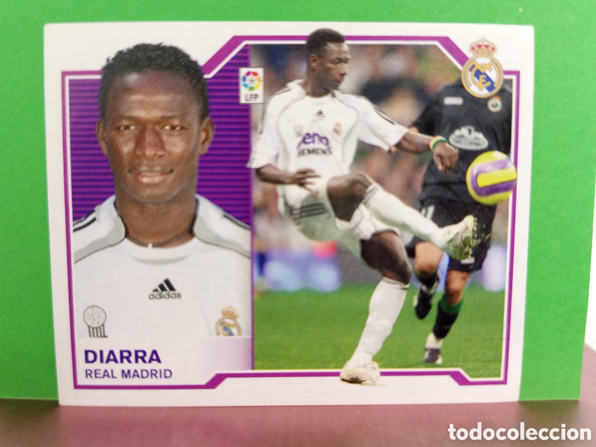 Figurine di Calcio: ❇️ CROMO ⚽ DIARRA REAL MADRID 07 08 2007 2008 LIGA ESTE SIN PEGAR ❇️