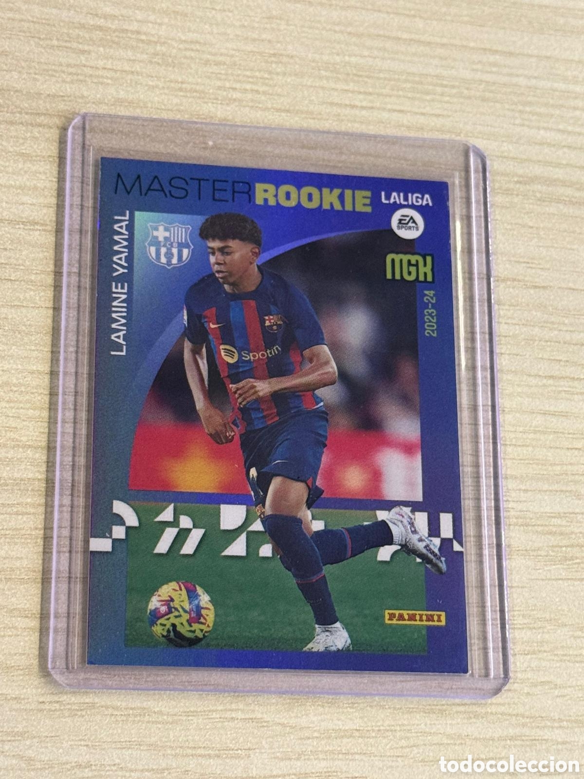 Cromos de F&uacute;tbol: LAMINE YAMAL ROOKIE MASTER + BIS 2023-24 PANINI MGK FUTURA ESTRELLA TOP BAR&Ccedil;A ⚡️ INVERSI&Oacute;N