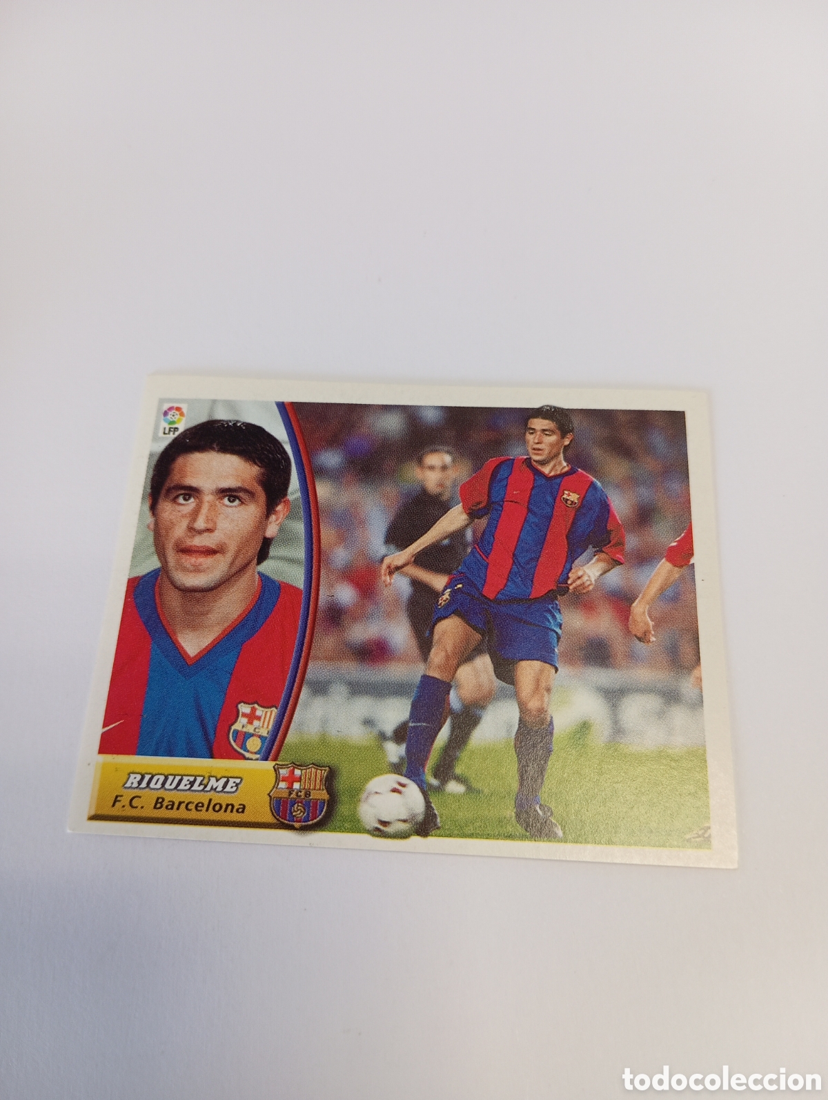 Cromos de F&uacute;tbol: RIQUELME BAJA Barcelona LIGA ESTE 2003 2004 PANINI 03 04