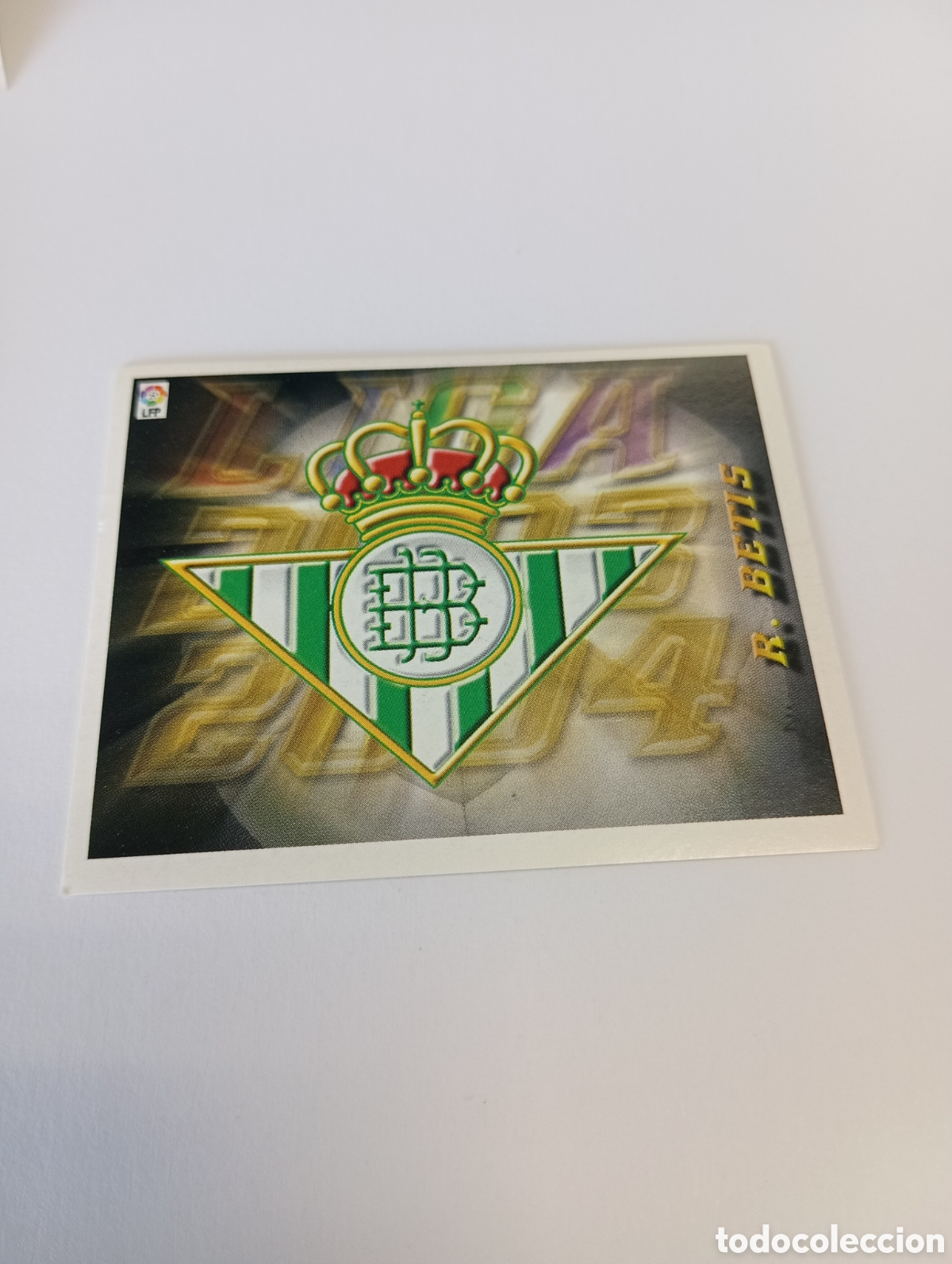 Cromos de F&uacute;tbol: ESCUDO Betis LIGA ESTE 2003 2004 PANINI 03 04