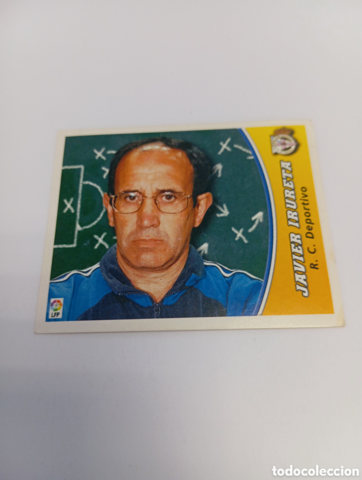 Cromos de F&uacute;tbol: ENTRENADOR IRURETA Deportivo LIGA ESTE 2003 2004 PANINI 03 04