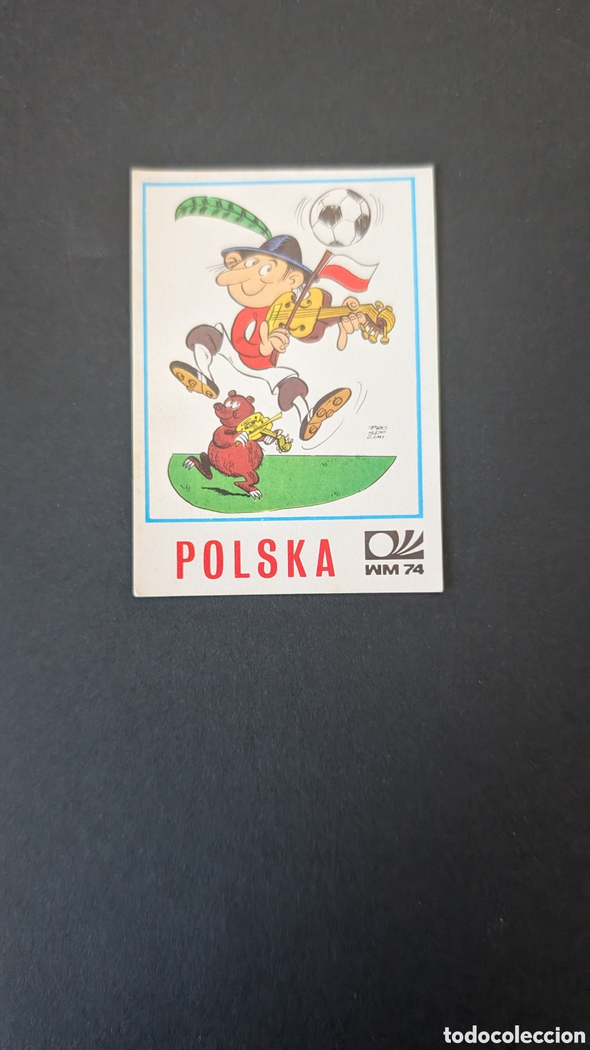 Cromos de Futebol: VI&Ntilde;ETA MASCOTA 336 POLONIA MUNDIAL MUNICH 1974 74 PANINI NUNCA PEGADO SIN PEGAR