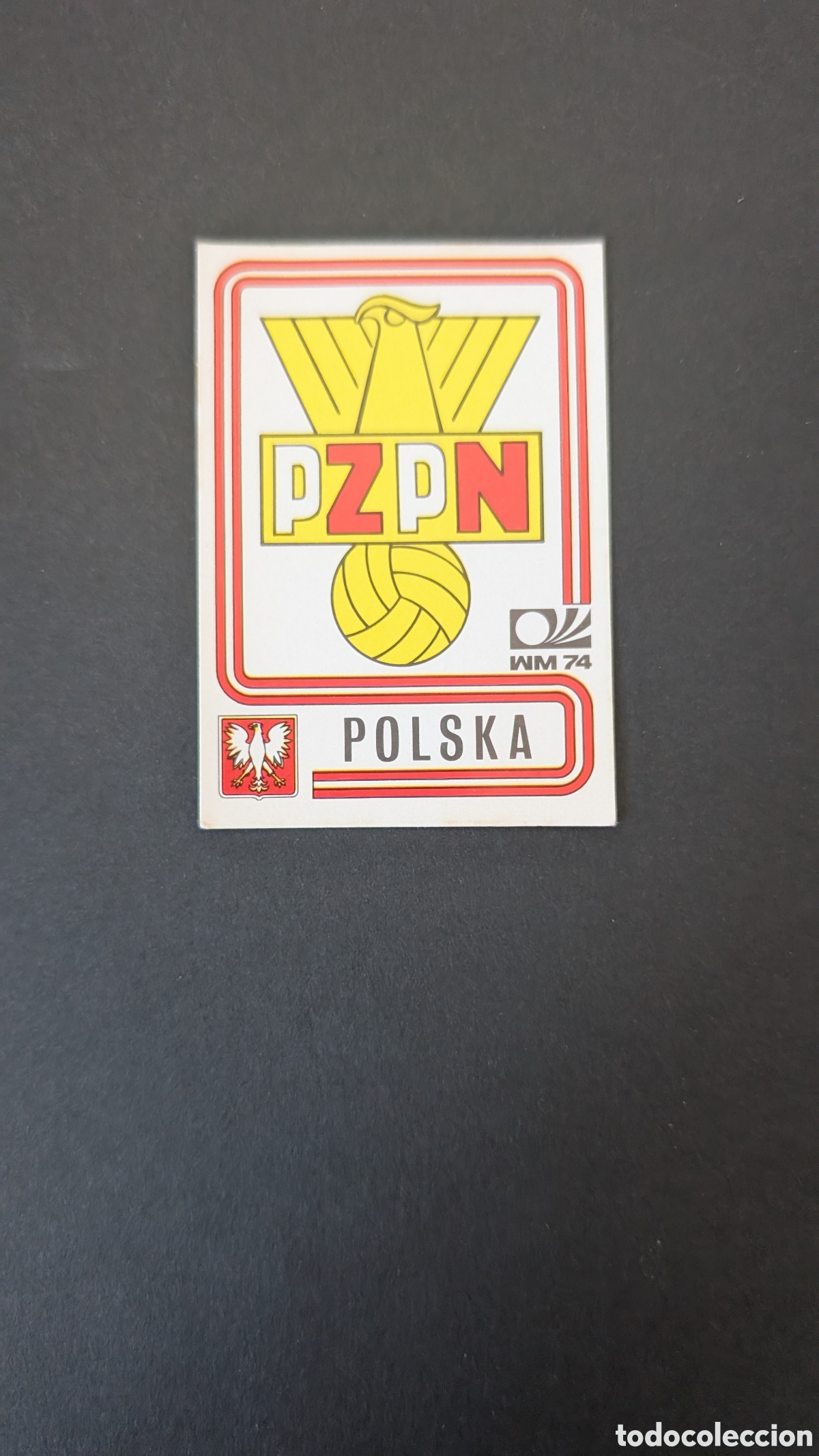 Cromos de Futebol: ESCUDO 334 POLONIA MUNDIAL MUNICH 1974 74 PANINI NUNCA PEGADO SIN PEGAR