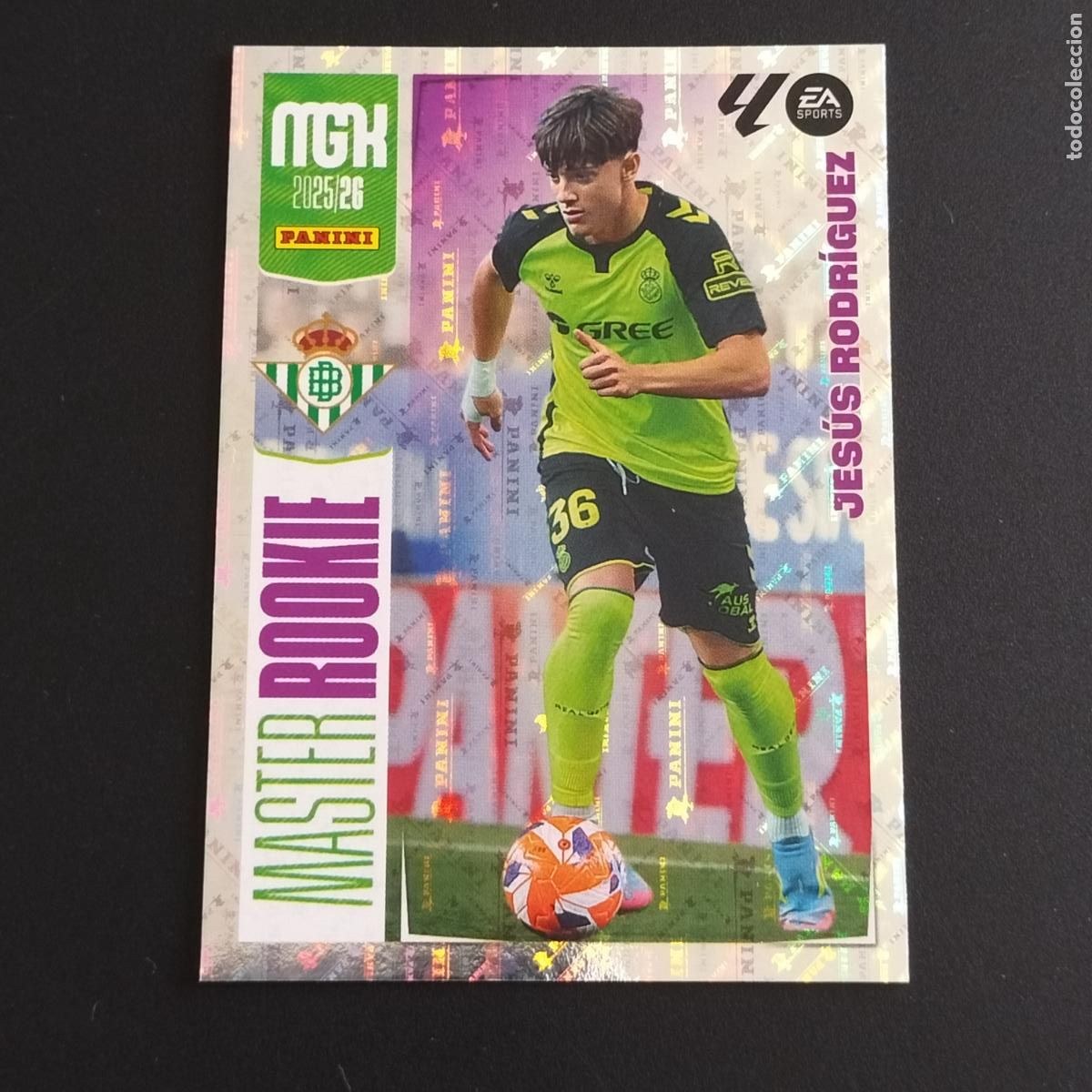 Cromos de F&uacute;tbol: MGK 415 JESUS RODRIGUEZ MASTER ROOKIE BETIS CROMOS ALBUM MEGACRACKS LIGA FUTBOL 2025 2026 25 26