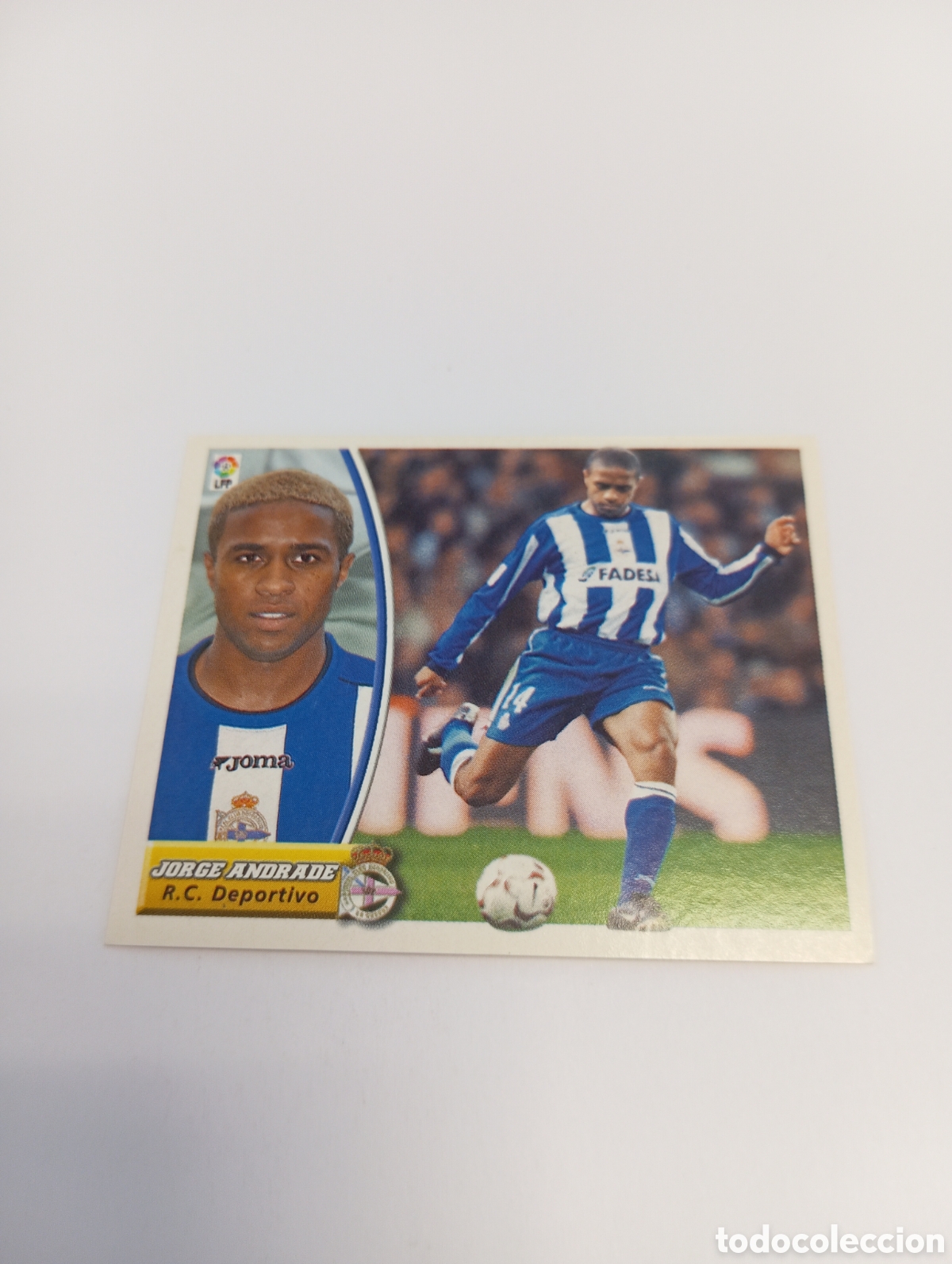 Cromos de F&uacute;tbol: JORGE ANDRADE Deportivo LIGA ESTE 2003 2004 PANINI 03 04