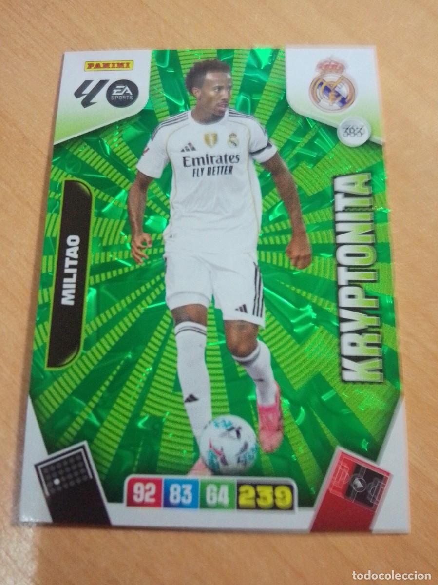 Cromos de F&uacute;tbol: 393 MILITAO KRYPTONITA REAL MADRID 25 26 ADRENALYN XL 2025 2026