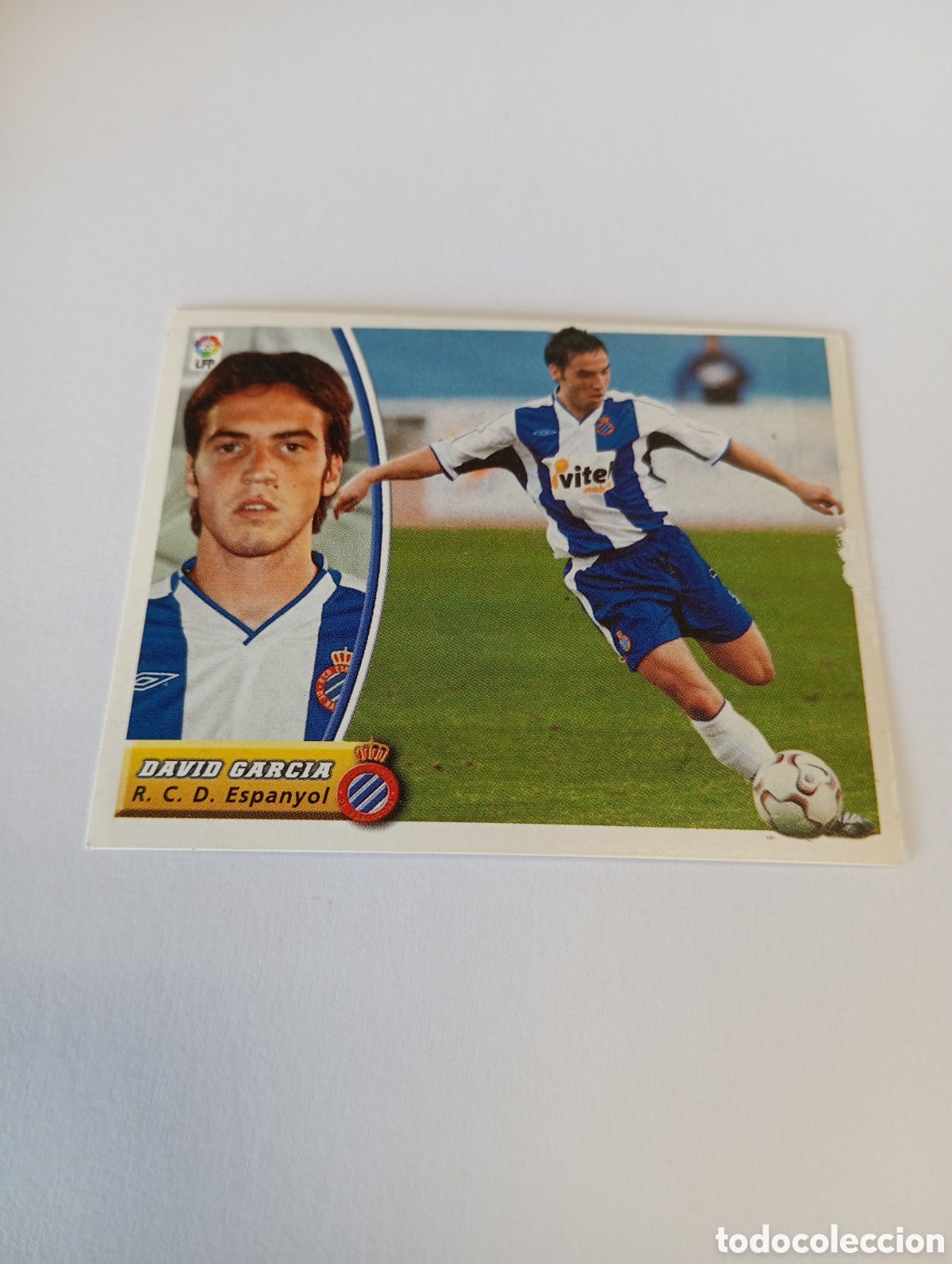 Cromos de F&uacute;tbol: DAVID GARC&Iacute;A Espanyol Espa&ntilde;ol LIGA ESTE 2003 2004 PANINI 03 04