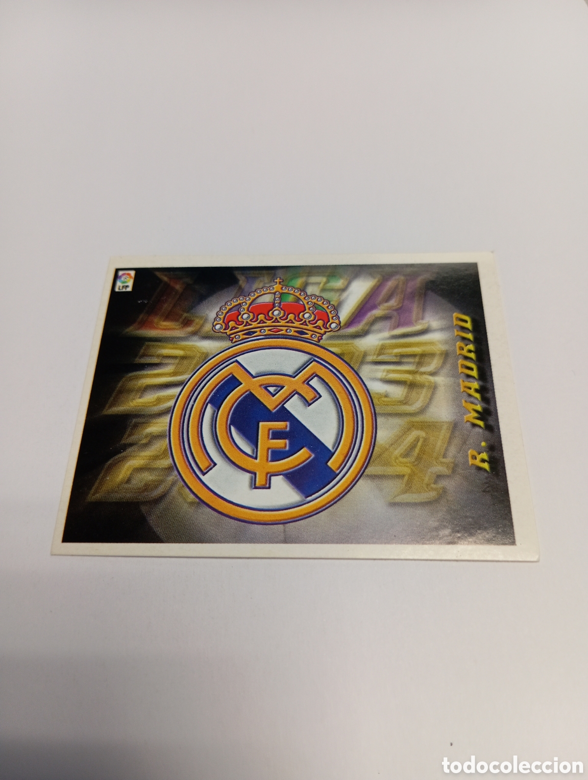 Cromos de F&uacute;tbol: ESCUDO Real Madrid LIGA ESTE 2003 2004 PANINI 03 04
