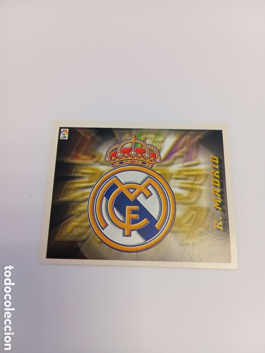 Cromos de F&uacute;tbol: ESCUDO Real Madrid LIGA ESTE 2003 2004 PANINI 03 04