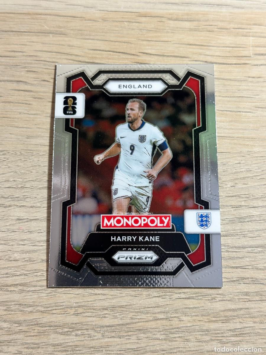 Cromos de F&uacute;tbol: HARRY KANE 22 INGLATERRA WORLD CUP 2026 PANINI PRIZM MONOPOLY