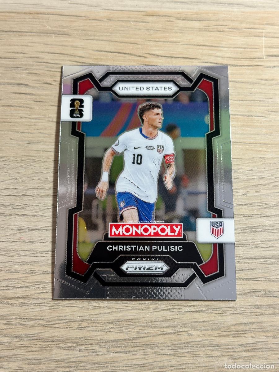 Cromos de F&uacute;tbol: CHRISTIAN PULISIC 47 USA WORLD CUP 2026 PANINI PRIZM MONOPOLY