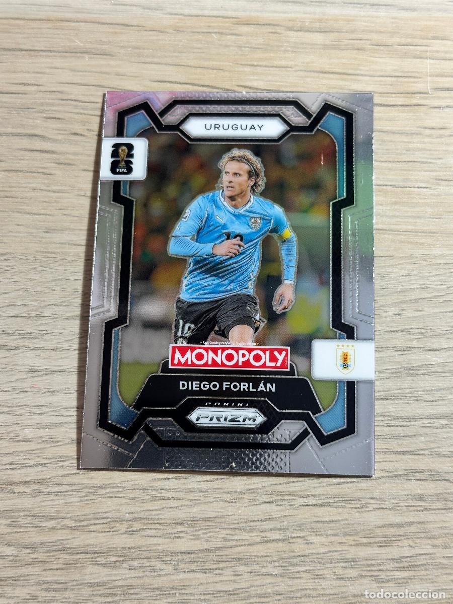 Cromos de F&uacute;tbol: DIEGO FORLAN 68 URUGUAY WORLD CUP 2026 PANINI PRIZM MONOPOLY