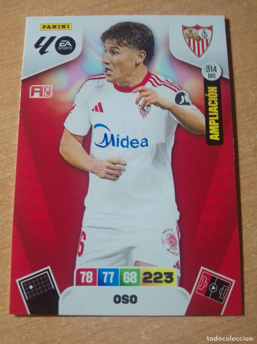 Cromos de F&uacute;tbol: 314 BIS OSO AMPLIACI&Oacute;N DEL SEVILLA DEL SEVILLA 25 26 ADRENALYN XL 2025 2026