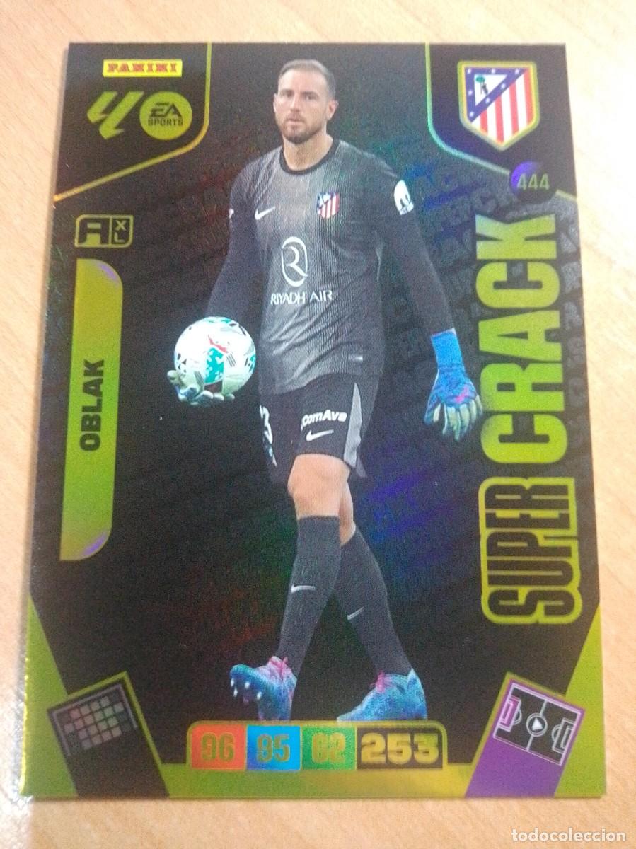Cromos de F&uacute;tbol: 444 OBLAK SUPER CRACK DEL ATL&Eacute;TICO DE MADRID 25 26 ADRENALYN XL 2025 2026 NUEVO