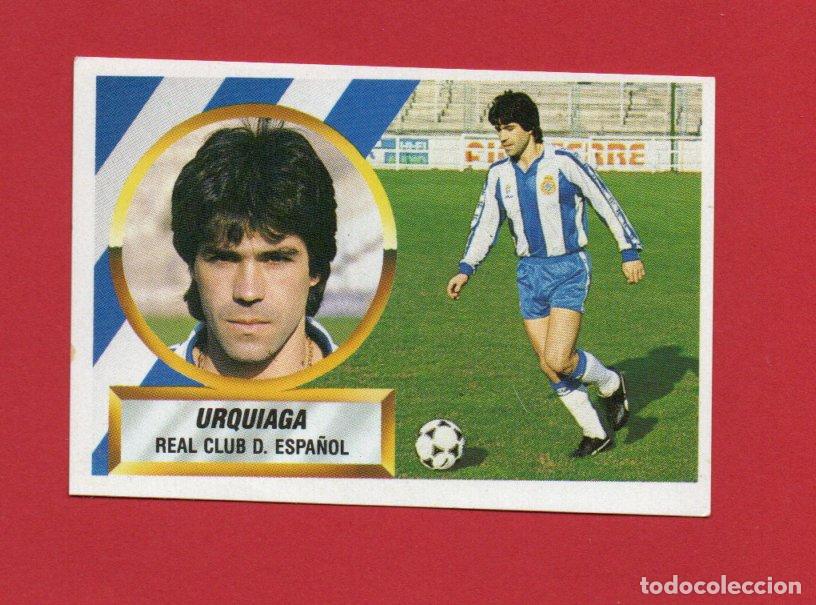Cromos de F&uacute;tbol: ESTE 88 89 URQUIAGA DEL RCD ESPA&Ntilde;OL NUEVO SIN PEGAR ESTE 1988 1989