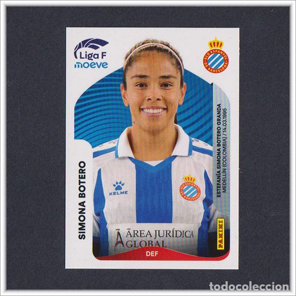 Cromos de F&uacute;tbol: LIGA FEMENINA F MOEVE 2025 2026 25 26 PANINI SIMONA BOTERO 187 ESPANYOL COLECCI&Oacute;N ALBUM