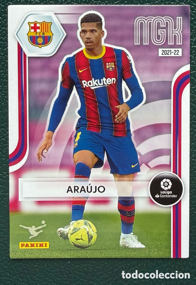 Figurine di Calcio: 62 ARAUJO FC BARCELONA FICHAS ALBUM MEGACRACKS 2021 2022 21 22