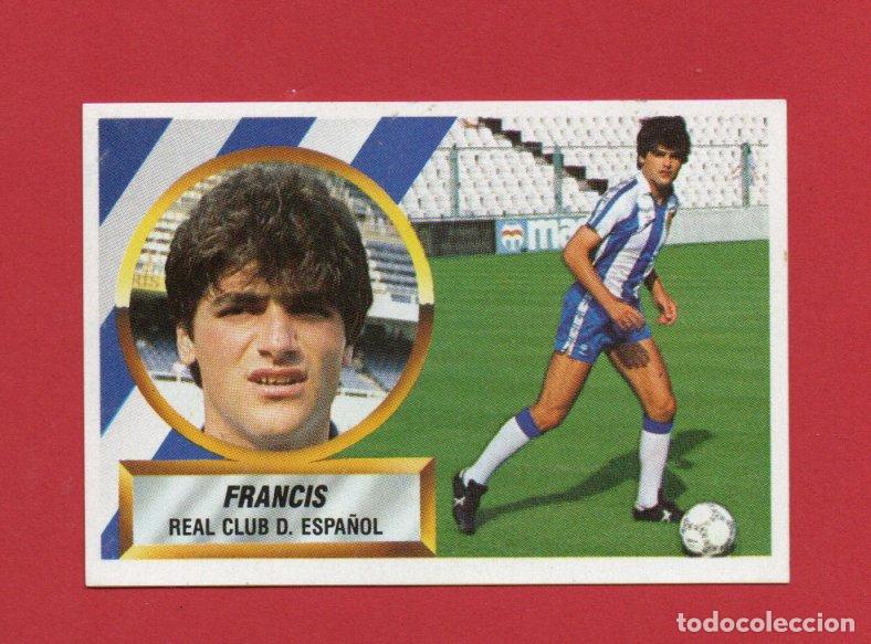 Cromos de F&uacute;tbol: ESTE 88 89 FRANCIS DEL RCD ESPA&Ntilde;OL NUEVO SIN PEGAR ESTE 1988 1989