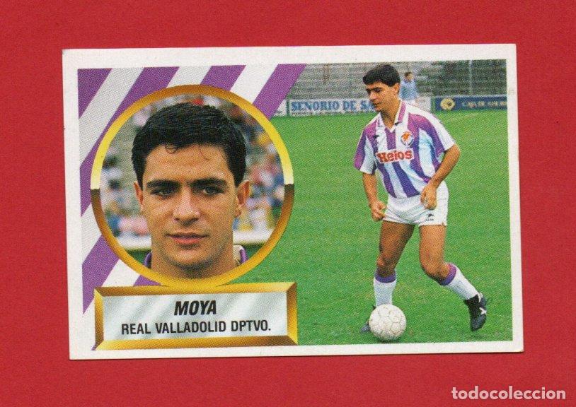 Cromos de F&uacute;tbol: ESTE 88 89 MOYA DE REAL VALLADOLID NUEVO SIN PEGAR ESTE 1988 1989