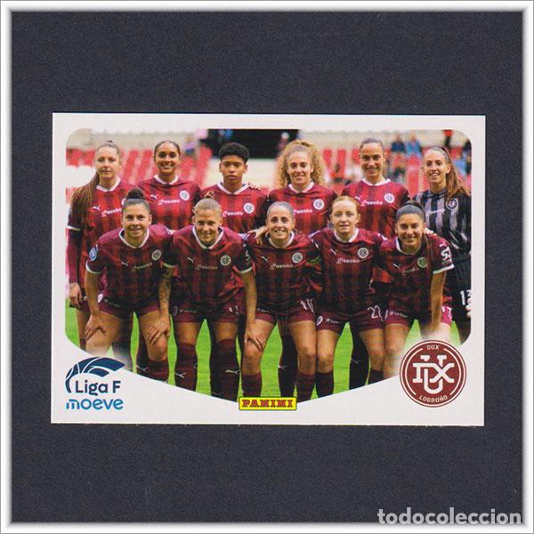 Cromos de F&uacute;tbol: LIGA FEMENINA F MOEVE 2025 2026 25 26 PANINI EQUIPO ALINEACI&Oacute;N 143 LOGRO&Ntilde;O COLECCI&Oacute;N ALBUM