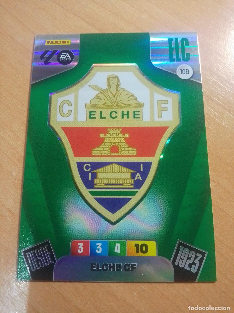 Fu&szlig;ball-Sticker: 109 ESCUDO DEL ELCHE 25 26 ADRENALYN XL 2025 2026 NUEVO DE SOBRE