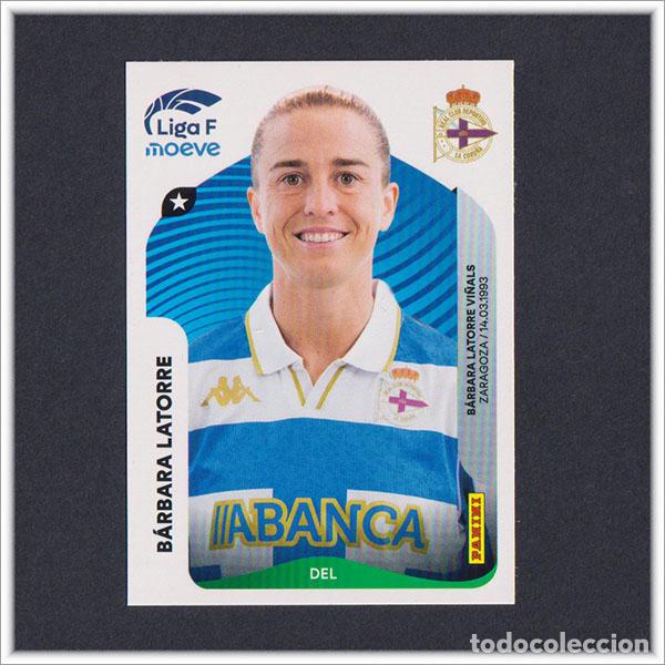 Fu&szlig;ball-Sticker: LIGA FEMENINA F MOEVE 2025 2026 25 26 PANINI BARBARA LATORRE 139 DEPORTIVO CORU&Ntilde;A COLECCI&Oacute;N ALBUM