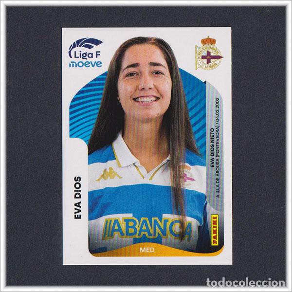 Fu&szlig;ball-Sticker: LIGA FEMENINA F MOEVE 2025 2026 25 26 PANINI EVA DIOS 134 B 134B DEPORTIVO CORU&Ntilde;A COLECCI&Oacute;N ALBUM