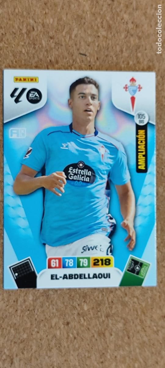 Cromos de F&uacute;tbol: ADRENALYN XL LA LIGA 25/26 CARD AMPLIACION EL-ABDELLAOUI CELTA DE VIGO # 105 BIS PANINI