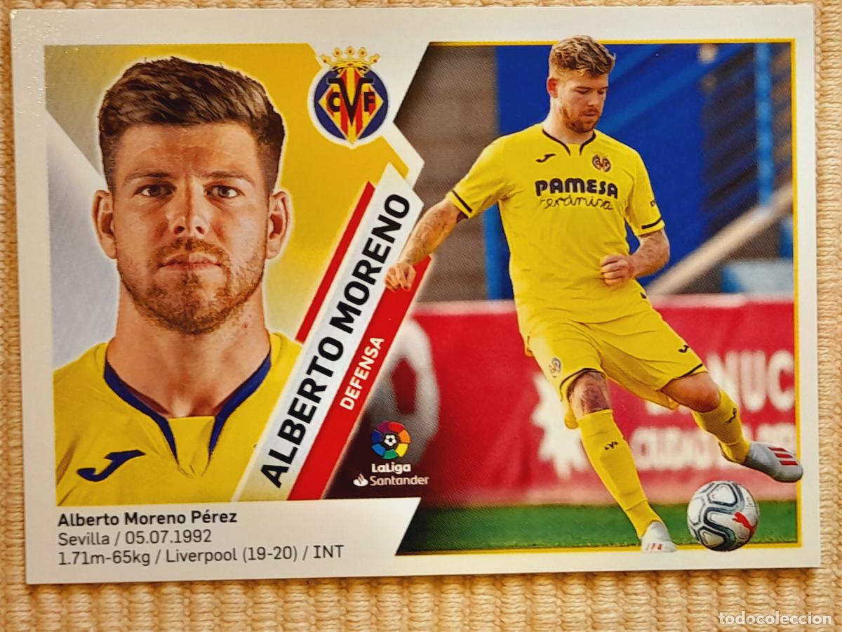 Cromos de F&uacute;tbol: CROMO 22 ALBERTO MORENO (ULTIMOS FICHAJES) VILLARREAL CF LIGA 19-20 (2019 2020) &Aacute;LBUM ESTE