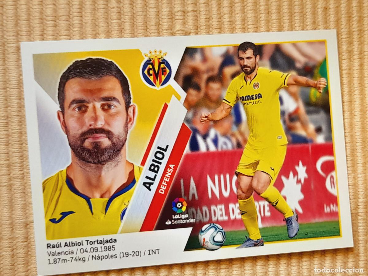 Cromos de F&uacute;tbol: CROMO 11 ALBIOL (ULTIMOS FICHAJES) VILLARREAL CF LIGA 19-20 (2019 2020) &Aacute;LBUM ESTE