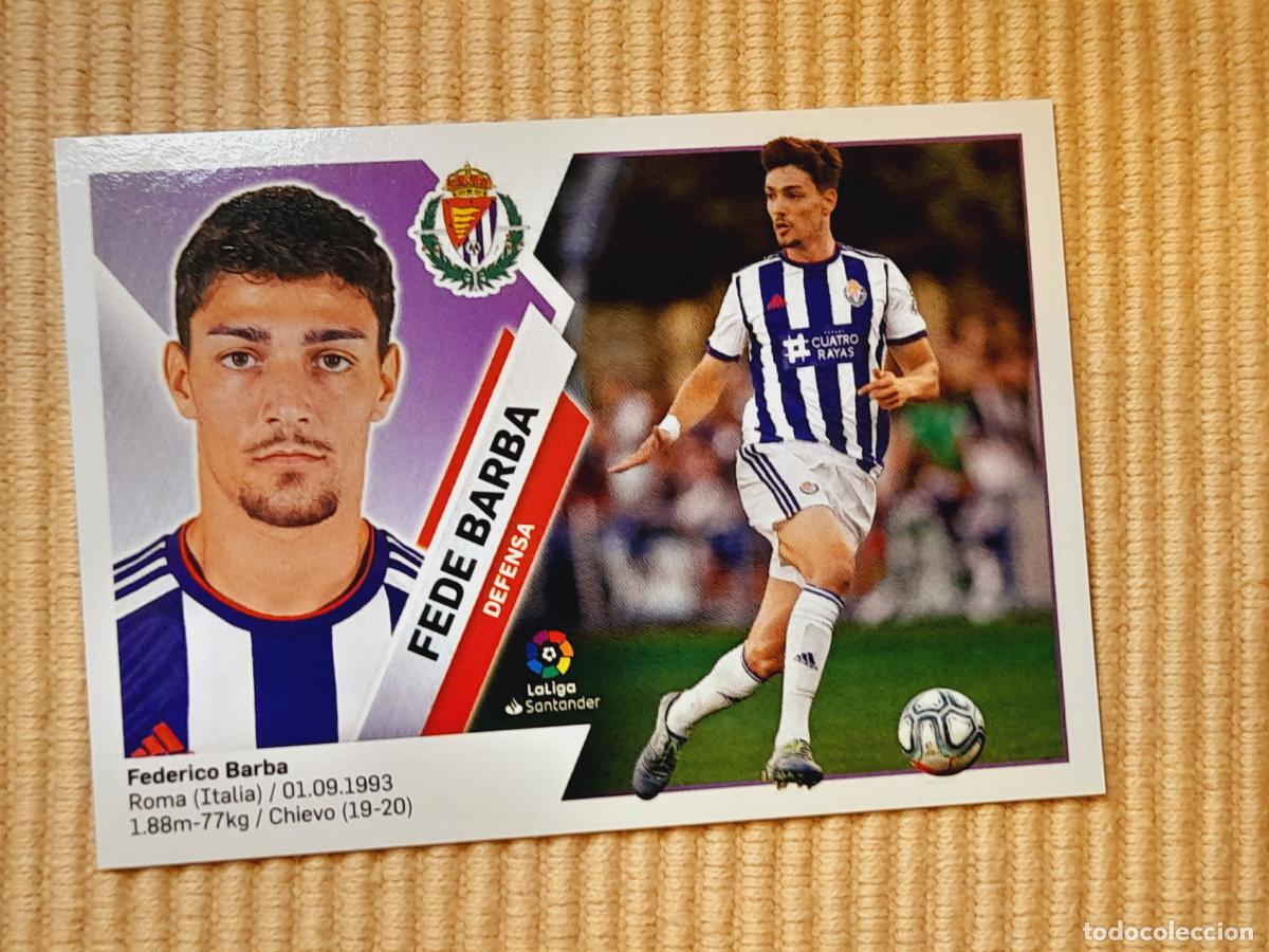 Cromos de F&uacute;tbol: CROMO 41 FEDE BARBA (ULTIMOS FICHAJES) REAL VALLADOLID LIGA 19-20 (2019 2020) &Aacute;LBUM ESTE