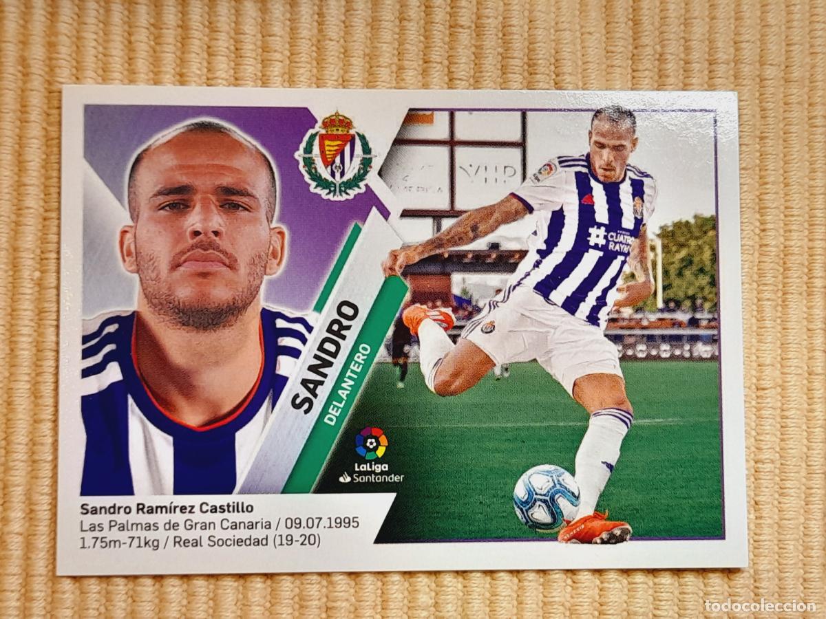 Cromos de F&uacute;tbol: CROMO 16 SANDRO (ULTIMOS FICHAJES) REAL VALLADOLID LIGA 19-20 (2019 2020) &Aacute;LBUM ESTE