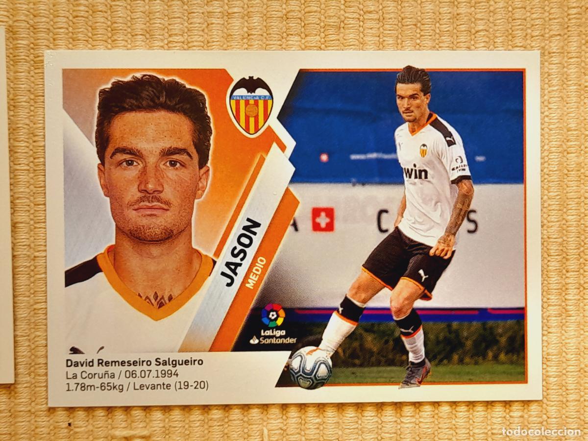 Cromos de F&uacute;tbol: CROMO 14 JASON (ULTIMOS FICHAJES) VALENCIA CF LIGA 19-20 (2019 2020) &Aacute;LBUM ESTE