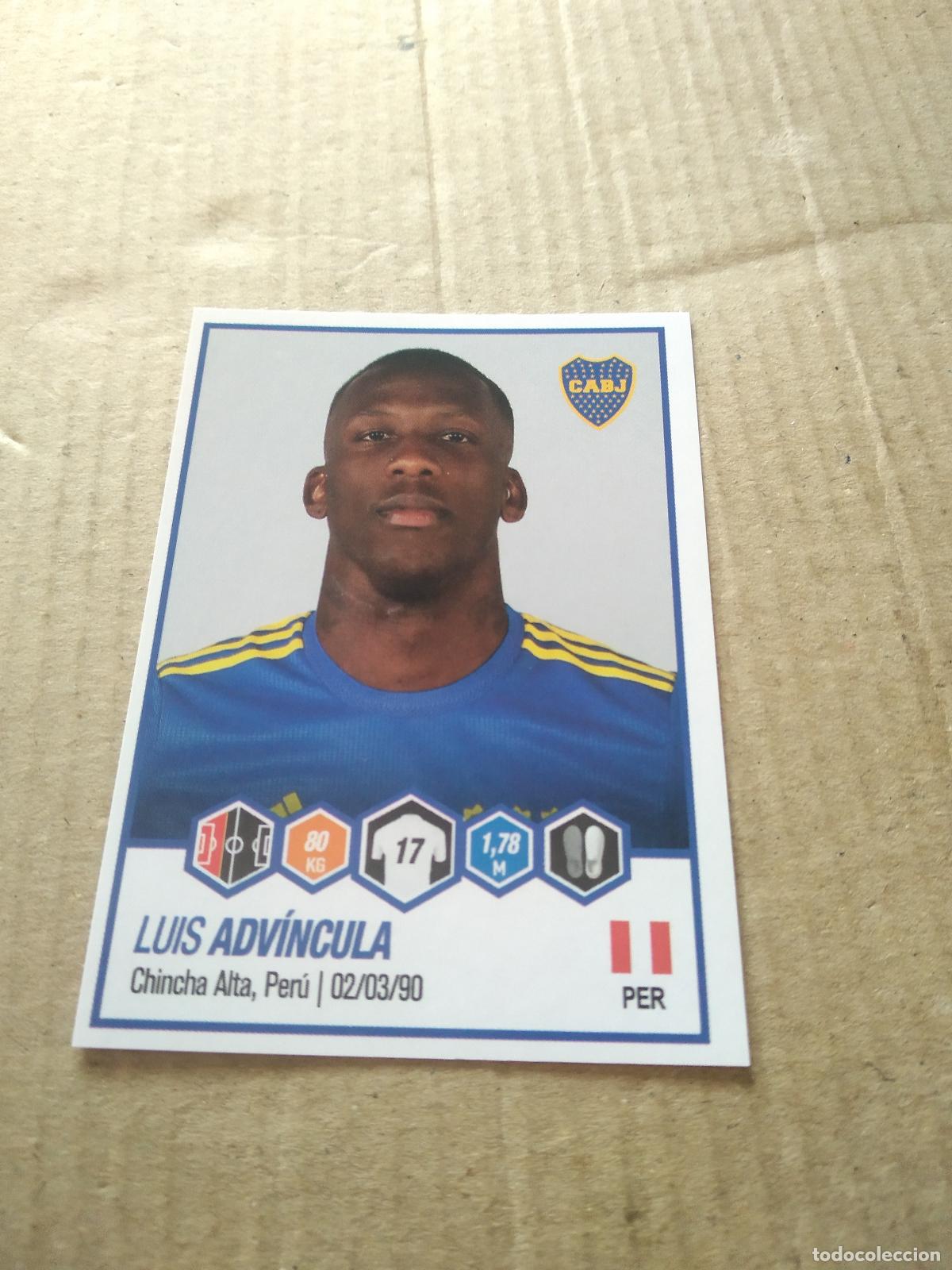 Cromos de F&uacute;tbol: 109 LUIS ADVINCULA BOCA JUNIORS CROMO FUTBOL ARGENTINO PANINI LIGA ARGENTINA 2022