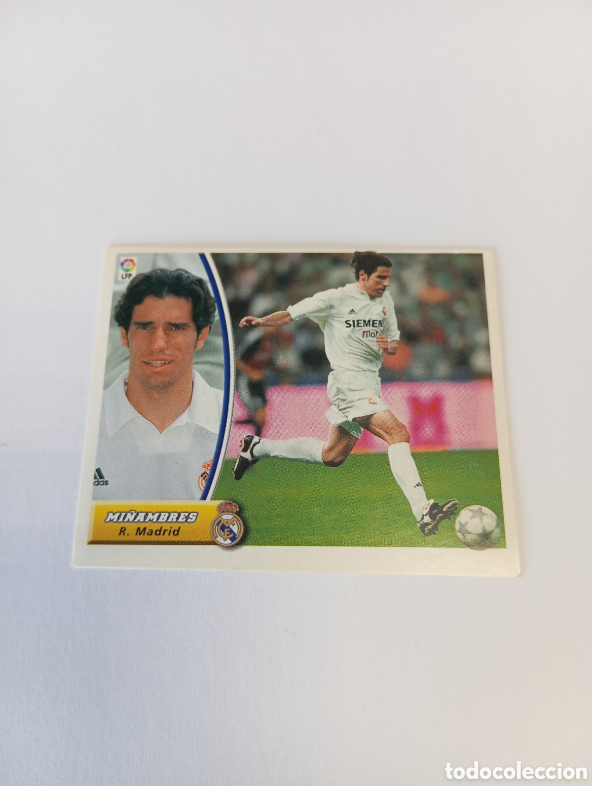 Cromos de F&uacute;tbol: MI&Ntilde;AMBRES Real Madrid LIGA ESTE 2003 2004 PANINI 03 04