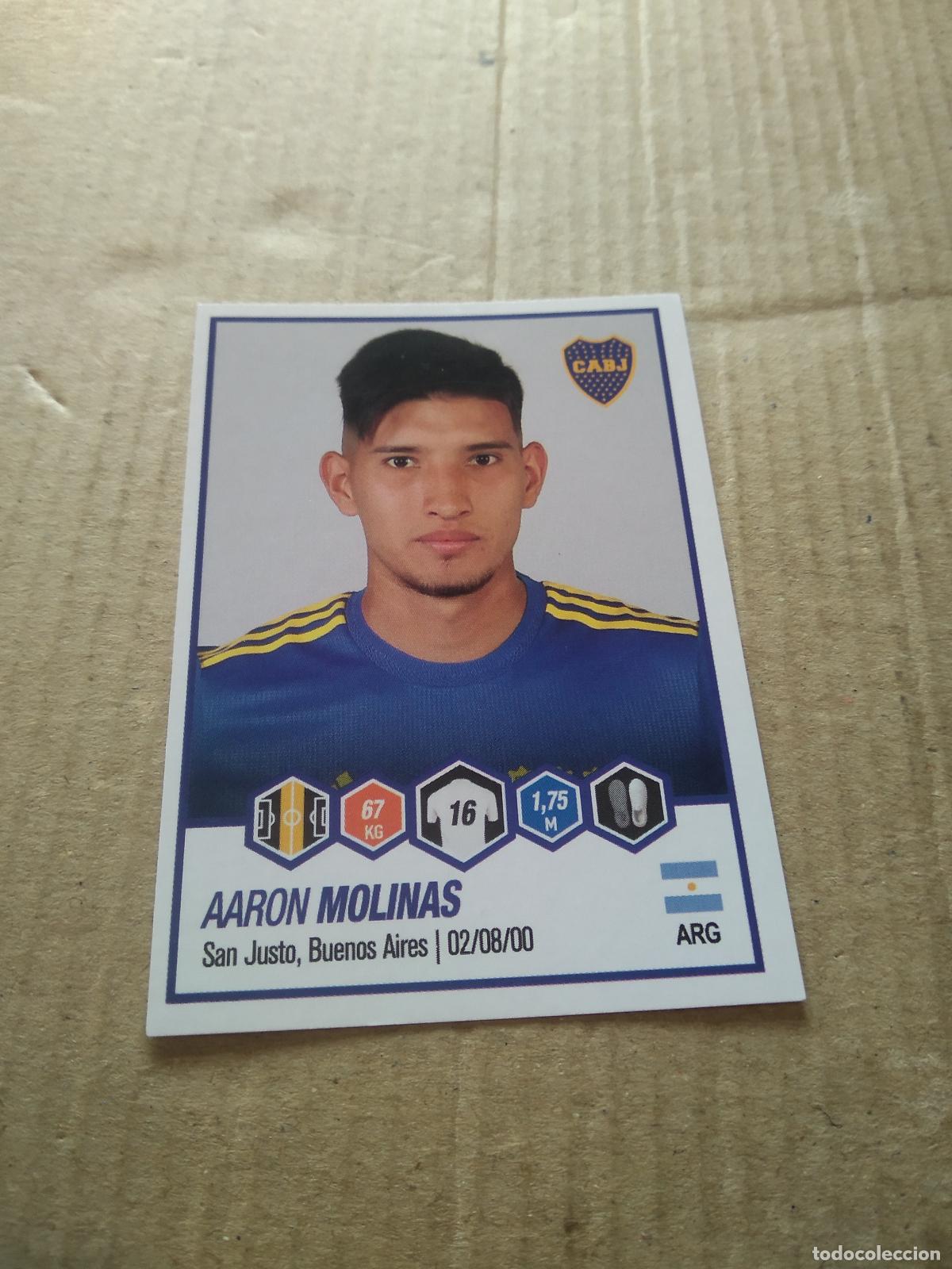 Cromos de F&uacute;tbol: 114 AARON MOLINAS BOCA JUNIORS CROMO FUTBOL ARGENTINO PANINI LIGA ARGENTINA 2022