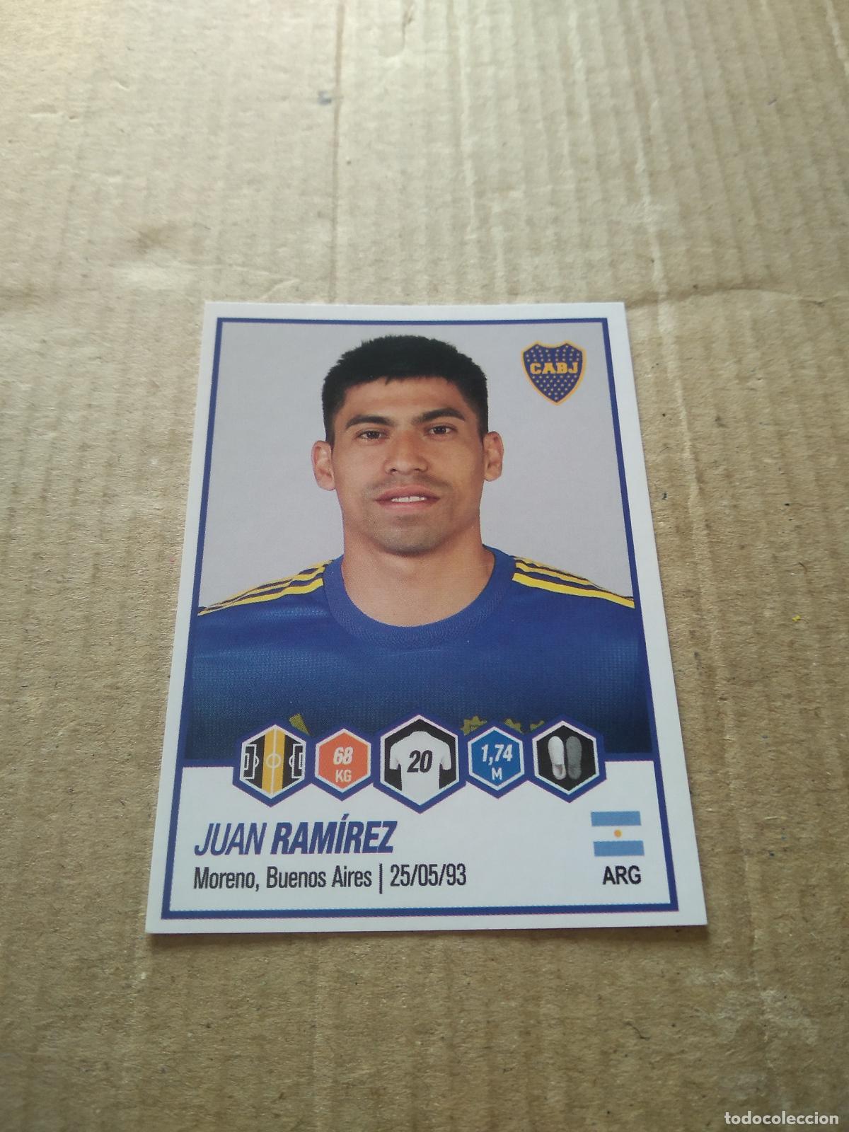 Cromos de F&uacute;tbol: 115 JUAN RAMIREZ BOCA JUNIORS CROMO FUTBOL ARGENTINO PANINI LIGA ARGENTINA 2022