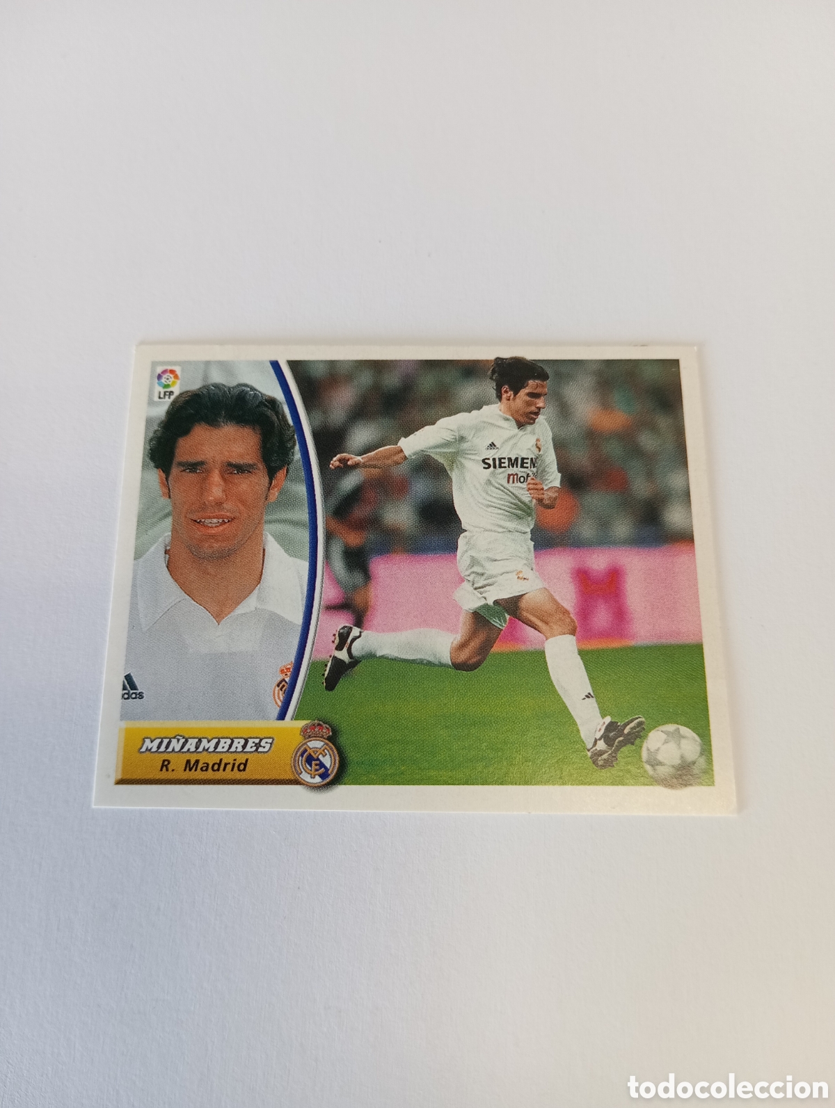 Cromos de F&uacute;tbol: MI&Ntilde;AMBRES Real Madrid LIGA ESTE 2003 2004 PANINI 03 04