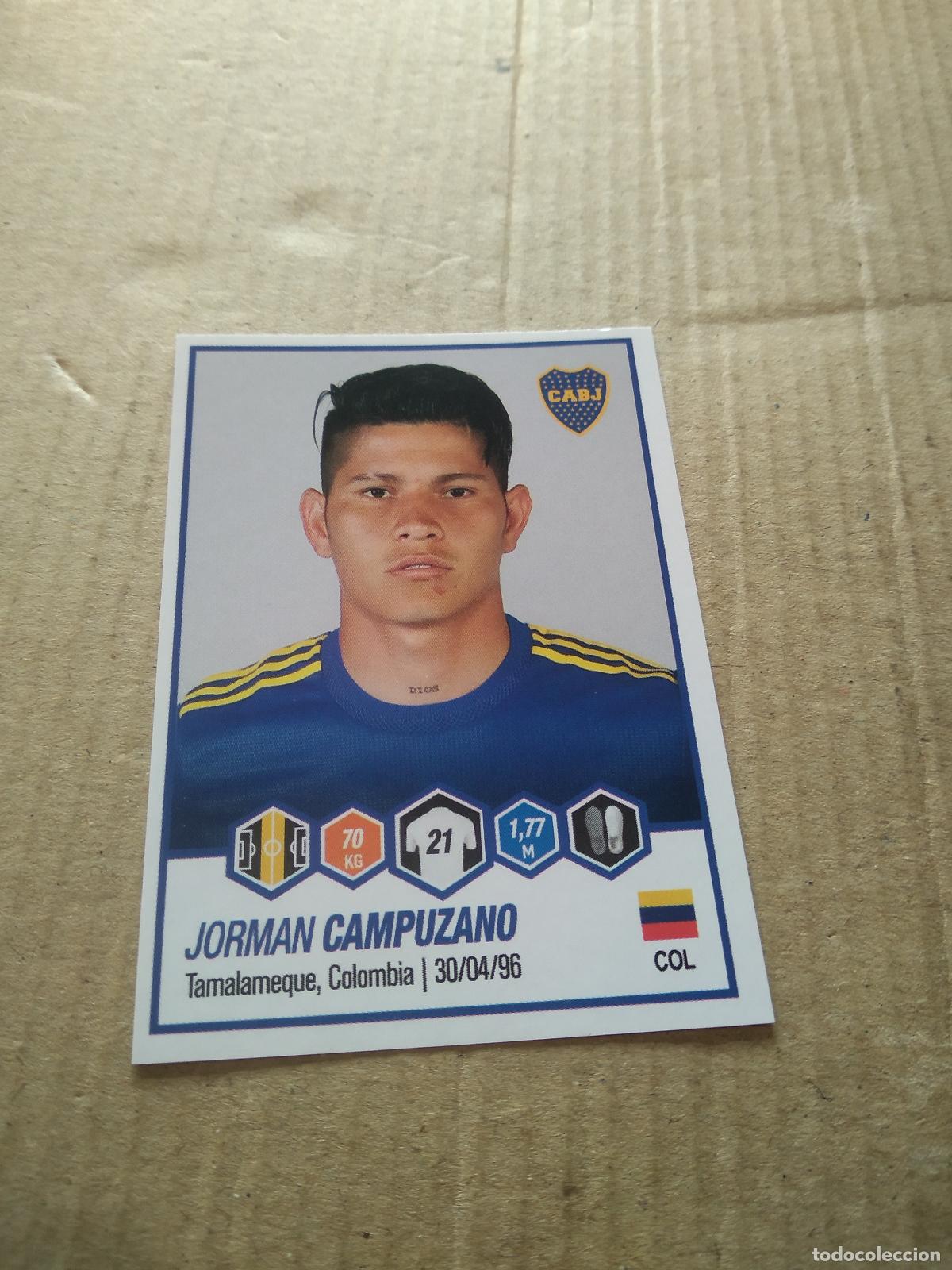 Cromos de F&uacute;tbol: 117 JORMAN CAMPUZANO BOCA JUNIORS CROMO FUTBOL ARGENTINO PANINI LIGA ARGENTINA 2022