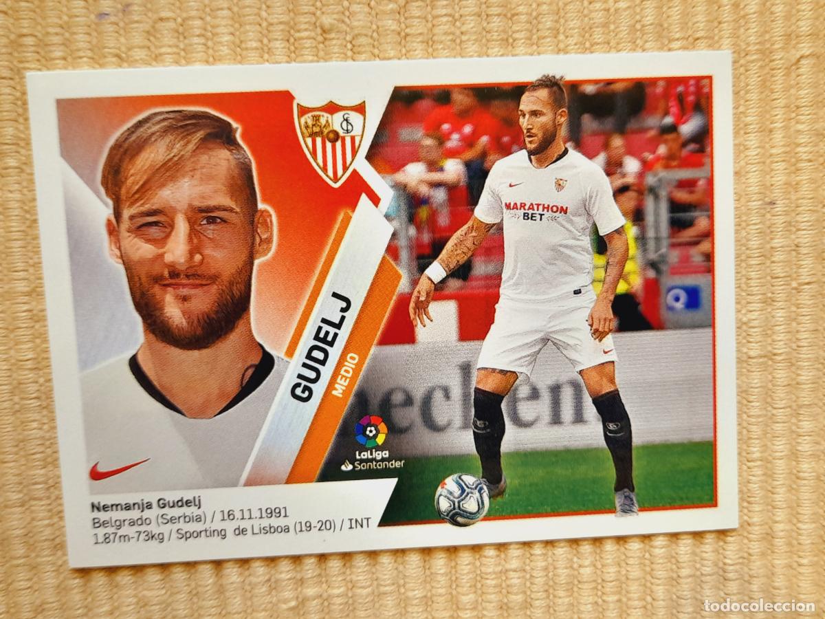 Cromos de F&uacute;tbol: CROMO 9 BIS GUDELJ (COLOCA) SEVILLA FC LIGA 19-20 (2019 2020) &Aacute;LBUM ESTE