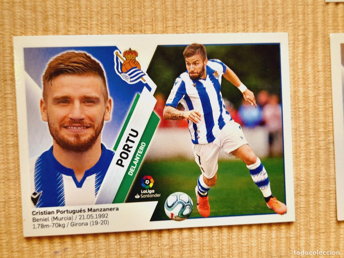 Cromos de F&uacute;tbol: CROMO 15 PORTU (ULTIMOS FICHAJES) REAL SOCIEDAD LIGA 19-20 (2019 2020) &Aacute;LBUM ESTE