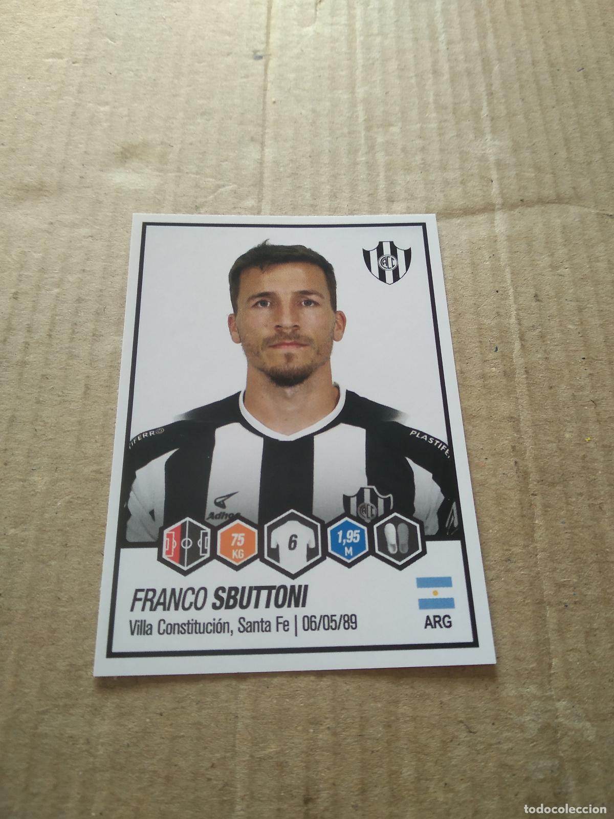 Fu&szlig;ball-Sticker: 127 FRANCO SBUTTONI CENTRAL CORDOBA CROMO FUTBOL ARGENTINO PANINI LIGA ARGENTINA 2022