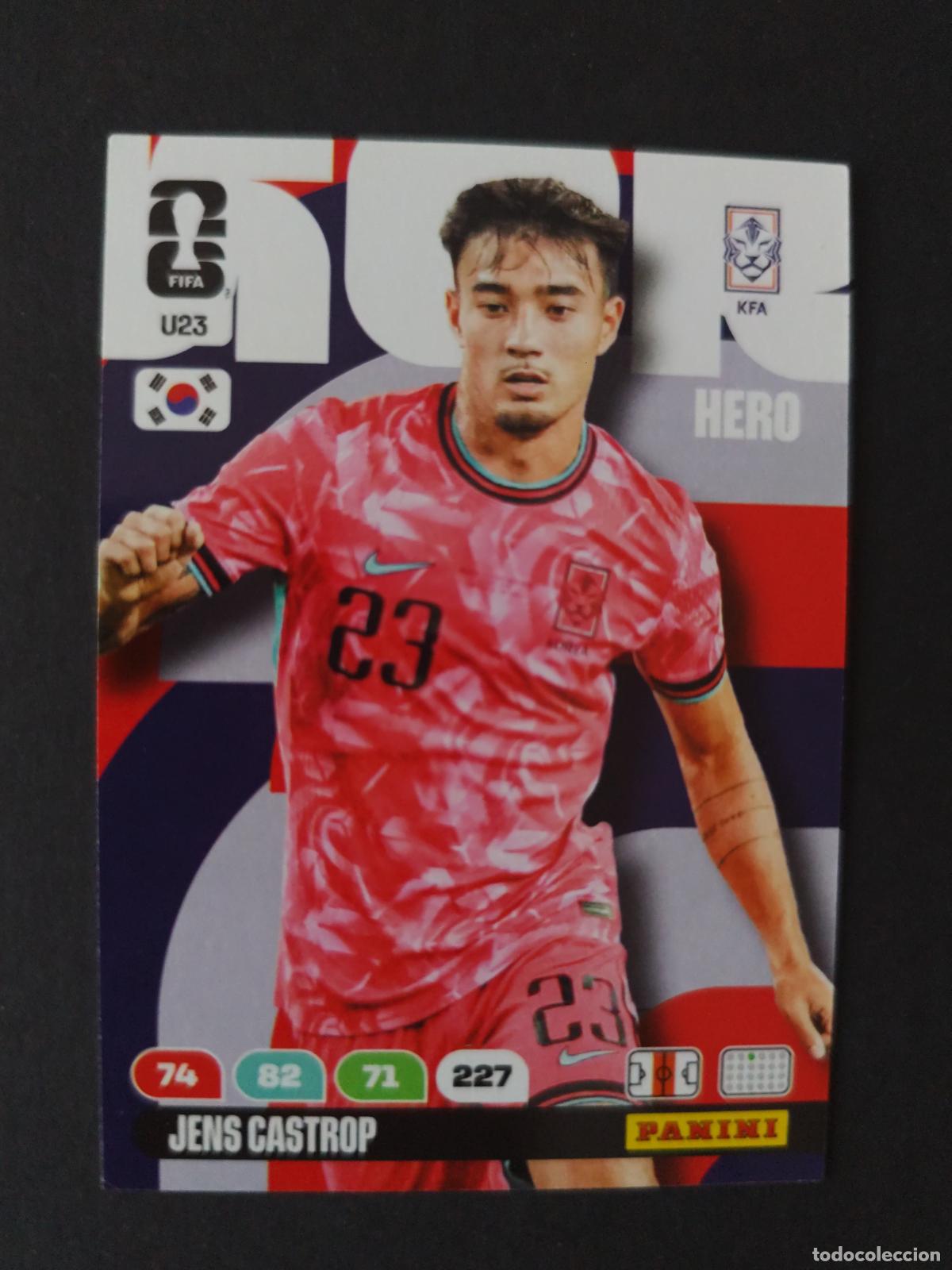 Football Stickers: U23 JENS CASTROP ACTUALIZACI&Oacute;N UPDATE COREA DEL SUR ADRENALYN MUNDIAL FIFA WORLD CUP 2026 PANINI