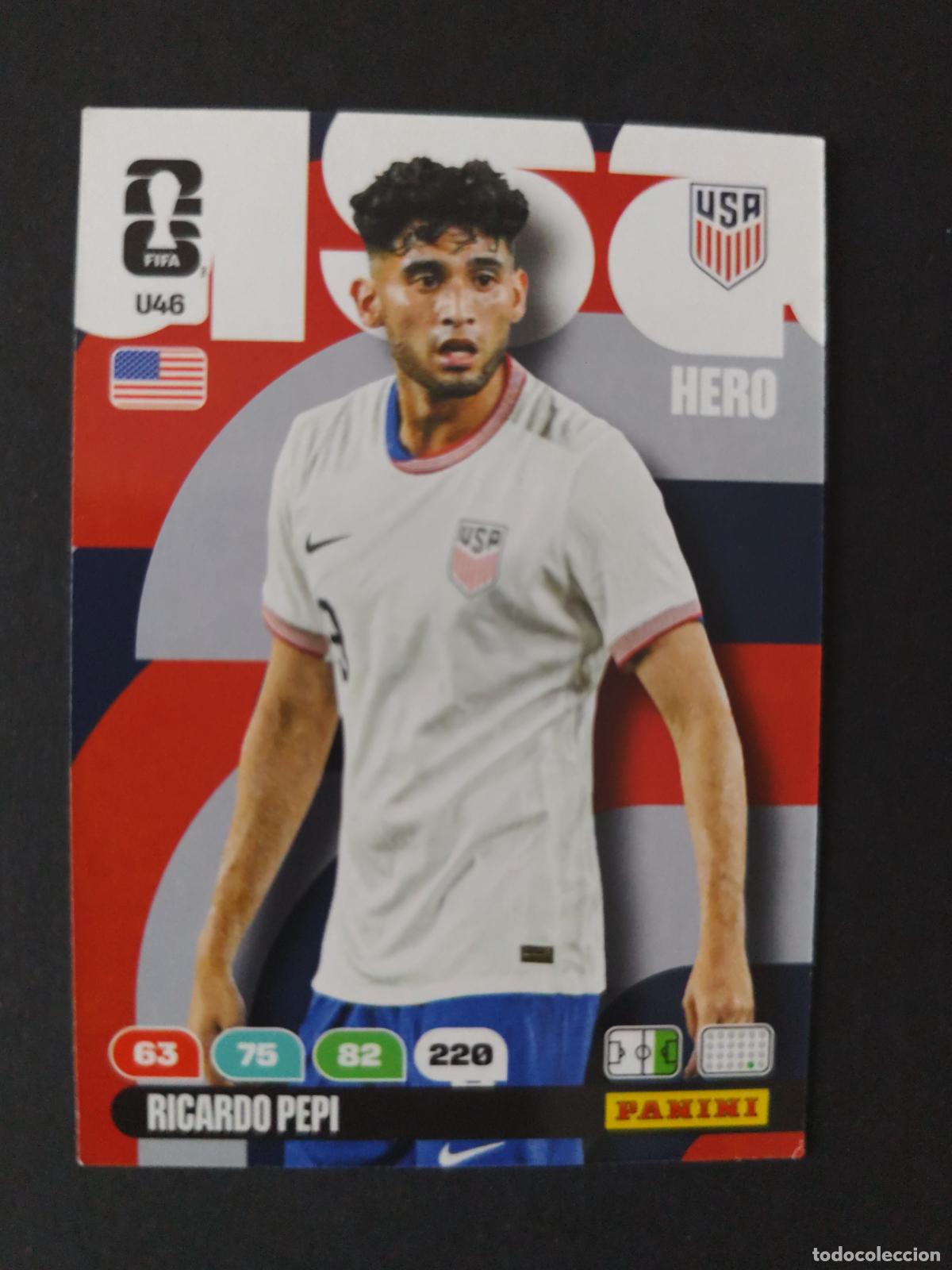 Figurine di Calcio: U46 RICARDO PEPI ACTUALIZACI&Oacute;N UPDATE ESTADOS UNIDOS USA ADRENALYN MUNDIAL FIFA WORLD CUP 2026